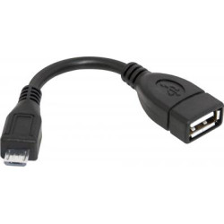 Перехідник OTG USB 2.0 AF to Micro 5P 0.08m Defender (87300)