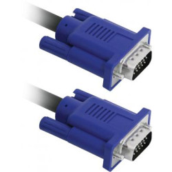 Кабель мультимедійний VGA M to VGA M 1.8m Defender (87410)
