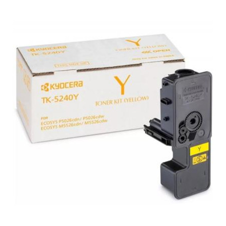 Тонер-картридж Kyocera TK-5240Y Yellow 3K (1T02R7ANL0)