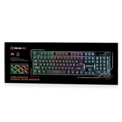 Клавіатура REAL-EL 8700 Gaming Backlit Black (EL123100015)