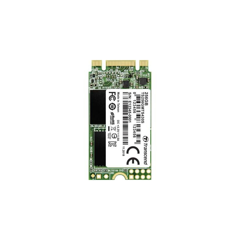 Накопичувач SSD M.2 2242 256GB Transcend (TS256GMTS430S)