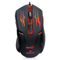 Мишка REAL-EL RM-520 Gaming Black (EL123200020)