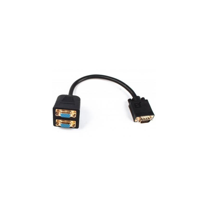 Перехідник Cablexpert VGA M to 2 VGA F (CC-VGAX2-20CM)