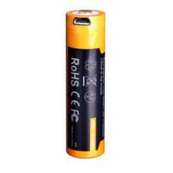 Акумулятор Fenix 18650  2600 mAh micro usb зарядка (ARB-L18-2600U)