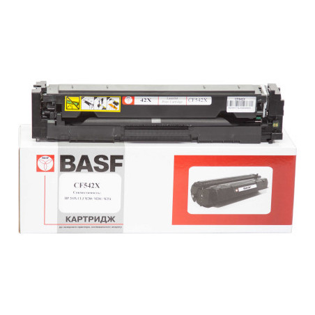 Картридж BASF для HP CLJ M280/M281/M254 Х Yellow (KT-CF542Х)