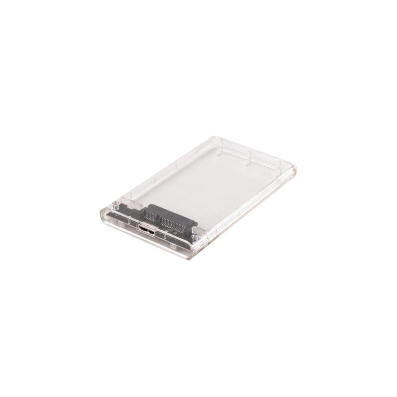 Кишеня зовнішня AgeStar 2.5", USB3.0, прозрачный (3UB2P4)