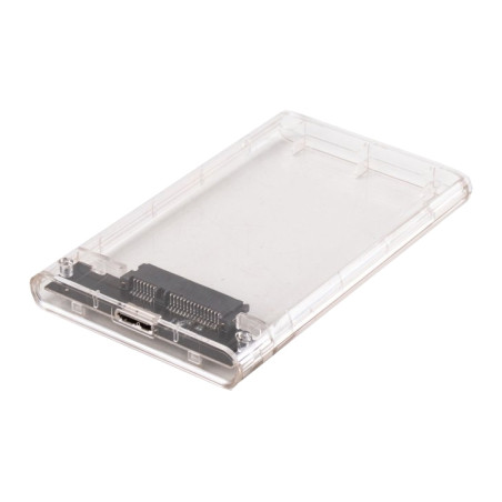 Кишеня зовнішня AgeStar 2.5", USB3.0, прозрачный (3UB2P4)