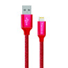 Дата кабель USB 2.0 AM to Lightning 1.0m 2.1А red ColorWay (CW-CBUL004-RD)