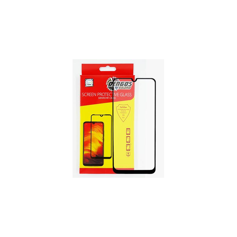 Скло захисне Dengos Full Glue для Samsung Galaxy A30s/A50s (black) (TGFG-80)