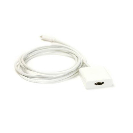 Кабель мультимедійний USB Type-C to HDMI F 1.8m PowerPlant (KD00AS1271)