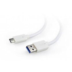 Дата кабель USB 3.0 AM to USB-C 0.5m Cablexpert (CCP-USB3-AMCM-W-0.5M)