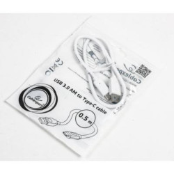 Дата кабель USB 3.0 AM to USB-C 0.5m Cablexpert (CCP-USB3-AMCM-W-0.5M)