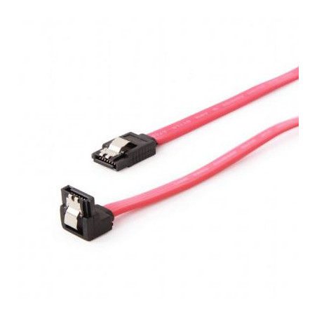 Кабель для передачі даних SATA III 0.1m угловой Cablexpert (CC-SATAM-DATA90-0.1M)