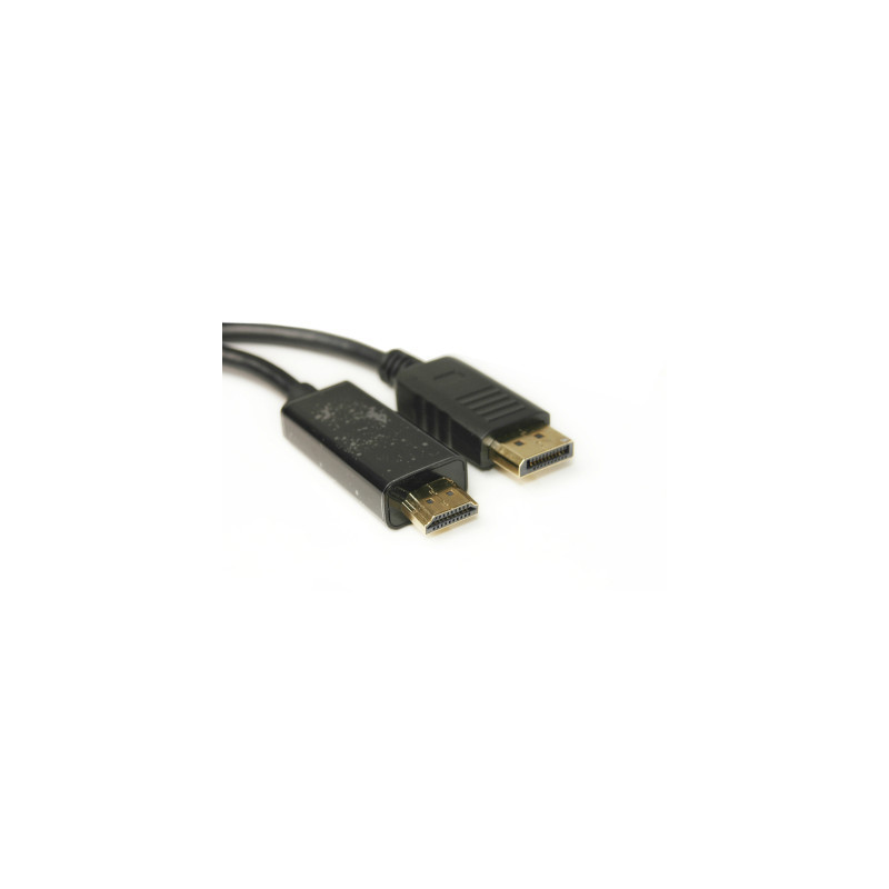 Кабель мультимедійний DisplayPort M to HDMI M 1.8m PowerPlant (KD00AS1278)