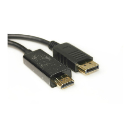 Кабель мультимедійний DisplayPort M to HDMI M 1.8m PowerPlant (KD00AS1278)