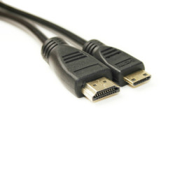 Кабель мультимедійний HDMI M to HDMI mini M 2.0m PowerPlant (KD00AS1273)