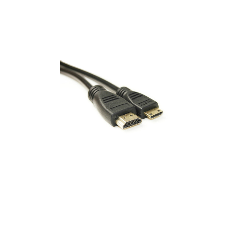 Кабель мультимедійний HDMI M to HDMI mini M 2.0m PowerPlant (KD00AS1273)