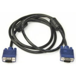 Кабель мультимедійний VGA M to VGA M 1.5m PowerPlant (KD00AS1284)