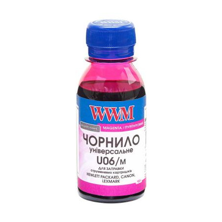 Чорнило WWM Canon/HP/Lexmark 100г Magenta (U06/M-2)