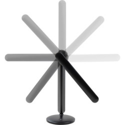 Настільна лампа ColorWay 4W з вбудованим акумулятором 1800 mAh USB in/out 5V*1A, black (CW-DL02B-B)