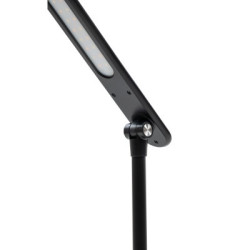 Настільна лампа ColorWay 4W з вбудованим акумулятором 1800 mAh USB in/out 5V*1A, black (CW-DL02B-B)