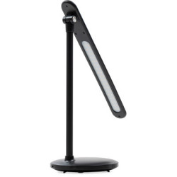 Настільна лампа ColorWay 4W з вбудованим акумулятором 1800 mAh USB in/out 5V*1A, black (CW-DL02B-B)