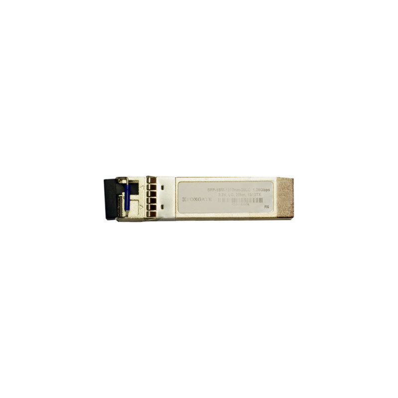 Модуль SFP FoxGate WDM, 1.0 G, 20 км, SC SM, TX1310 нм, DDM (SFPd-1SM-1310nm-20SC)