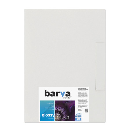 Фотопапір Barva A3 180г Everyday Glossy 60с (IP-CE180-285)