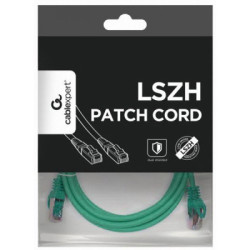 Патч-корд 3м S/FTP Cat 6A CU LSZH green Cablexpert (PP6A-LSZHCU-G-3M)