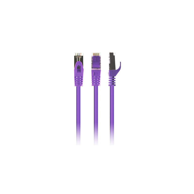Патч-корд 2м S/FTP Cat 6A CU LSZH violet Cablexpert (PP6A-LSZHCU-V-2M)