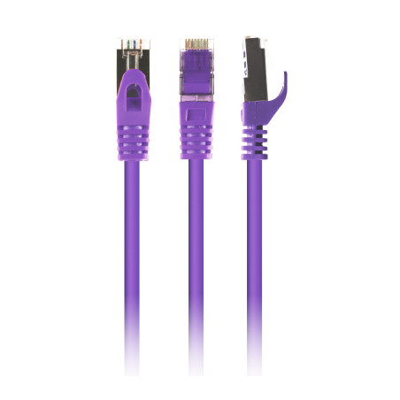 Патч-корд 2м S/FTP Cat 6A CU LSZH violet Cablexpert (PP6A-LSZHCU-V-2M)