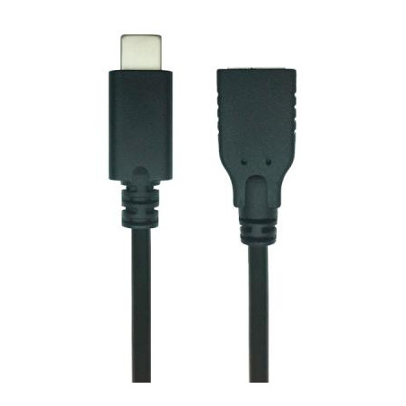 Перехідник OTG USB 2.0 AF to USB-C 0.1m REAL-EL (EL123500017)