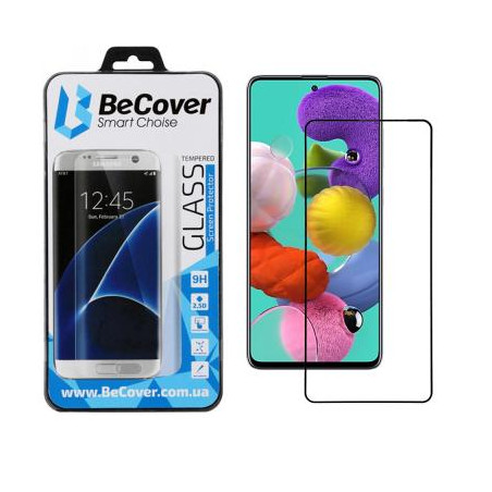 Скло захисне BeCover Samsung Galaxy A51 SM-A515 Black (704668)