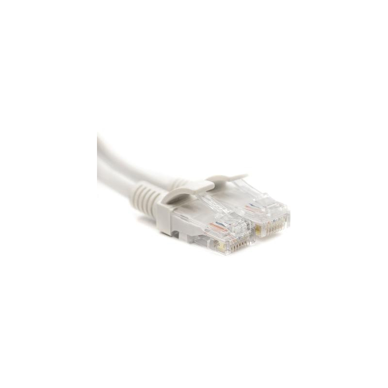 Патч-корд 5м, UTP, cat.5e, CU, white PowerPlant (CA911615)