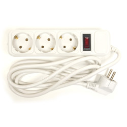 Мережевий фільтр живлення PowerPlant 3 м, 3 розетки, евростандарт (JY-1054/3) (PPSA10M30S3)