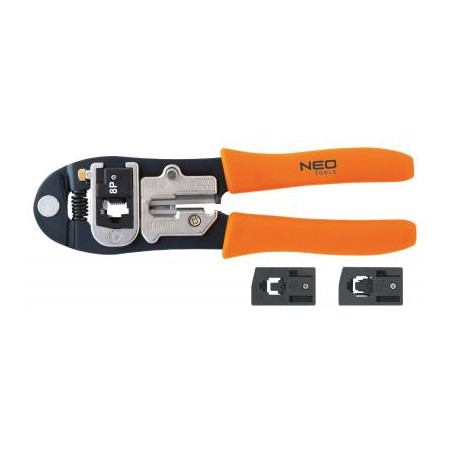 Інструмент Neo Tools для обжима наконечников 4P, 6P, 8P (01-501)
