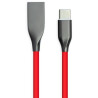 Дата кабель USB 2.0 AM to USB-C 2.0m red PowerPlant (CA911394)