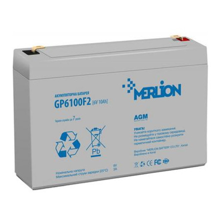 Батарея до ДБЖ Merlion 6V-10Ah (GP6100F2)