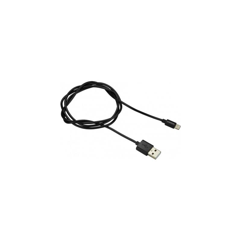 Дата кабель USB 2.0 AM to Lightning 1.0m MFI Black Canyon (CNS-MFICAB01B)