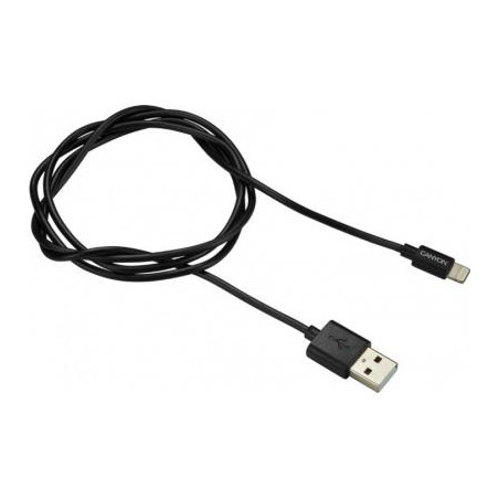 Дата кабель USB 2.0 AM to Lightning 1.0m MFI Black Canyon (CNS-MFICAB01B)