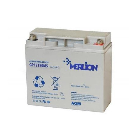 Батарея до ДБЖ Merlion 12V-18Ah (GP1218M5/ GP12180M5)