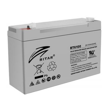 Батарея до ДБЖ Ritar AGM RT6100, 6V-10Ah (RT6100)