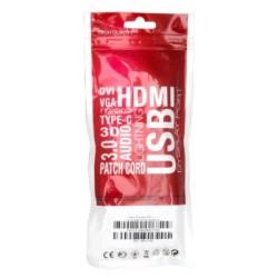 Кабель мультимедійний 3.5mm M to 3xRCA M 1.5m 90° corner Extradigital (KBV1732)