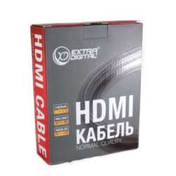 Кабель мультимедійний HDMI M to HDMI M 10.0m V1.4 Extradigital (KBH1748)