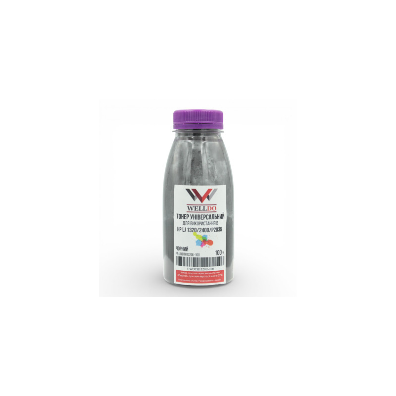 Тонер HP LJ 1320/1160/ STATIC CONTROL 100г/фасовка Welldo (UWDTH1320U-100)