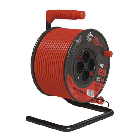 Мережевий подовжувач EMOS катушка 4 роз., 25 м (P092251)