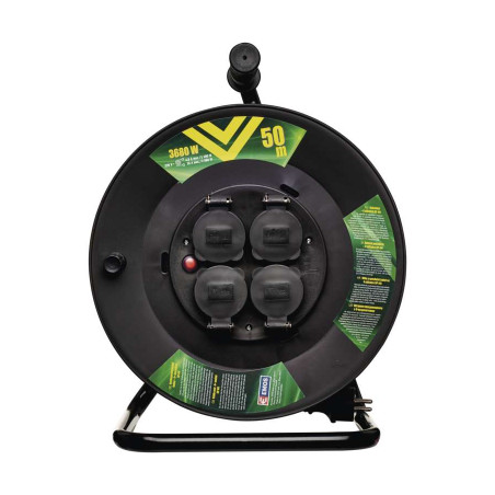 Мережевий подовжувач EMOS катушка 4 роз., 50 м (P08250)