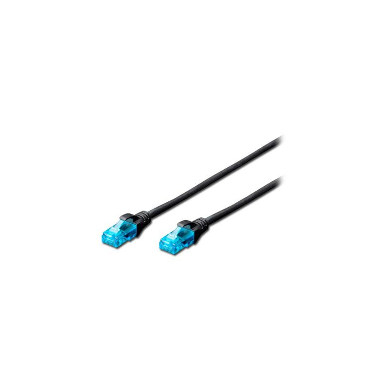 Патч-корд 2м, SFTP, cat.6, AWG 27/7, CU, LSZH, black Digitus (DK-1644-020/BL)