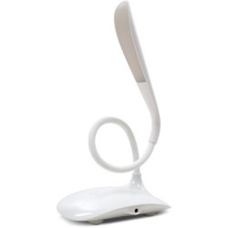 Настільна лампа ColorWay LED Portable & Flexible з вбудованим акумулятором 500mAh (CW-DL06FPB-W)