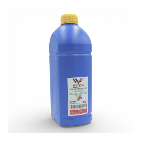 Тонер HP LJ1320/1160/1000/1010, 1000г WDTH1320ECO! Welldo (UWDTH1320ECO-1)